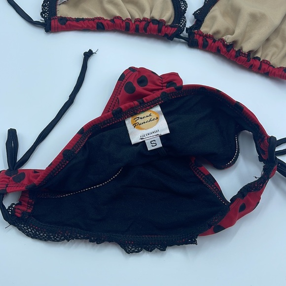 Bikini Red and block dots - Picture 9 of 11